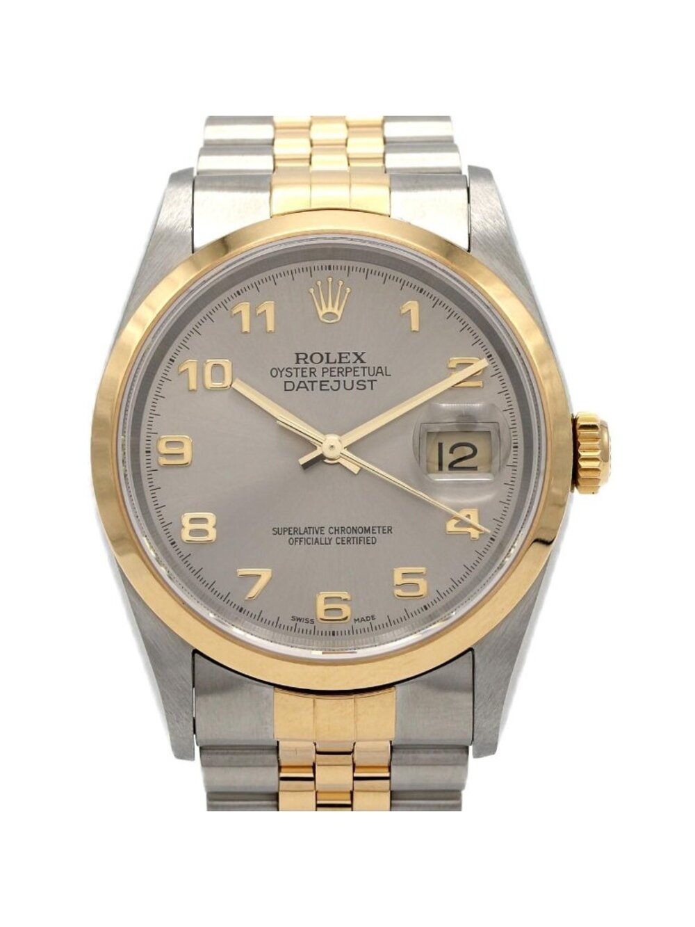 Rolex Datejust Stainless Steel Yellow Gold Automatic